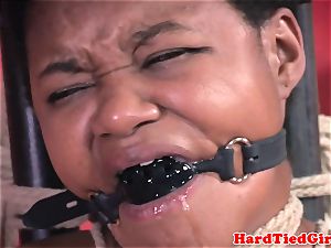 black babe tiedup and predominated