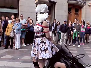 slender Spanish hoe anal invasion plowed in public